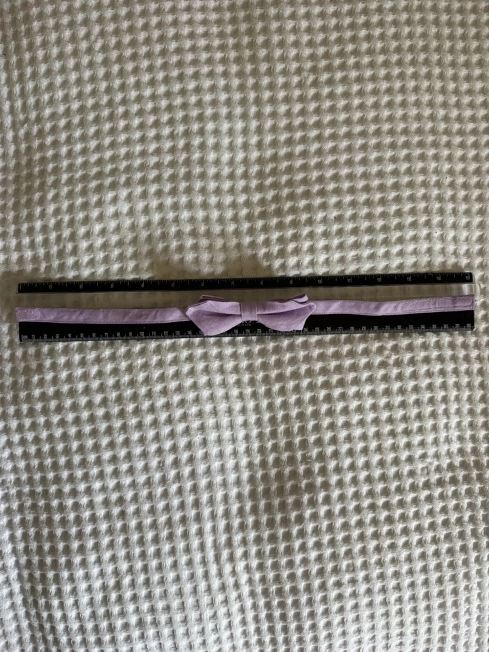 Janie and Jack Lavender Linen Bow Tie – Adjustable Kids